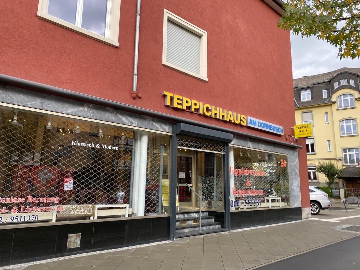 Teppichhaus am Dornbusch - Außenansicht